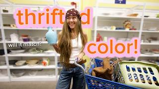 thrift with me for COLORFUL decor 🏠💕 everything i got for a $20 bill (+ my new backsplash)