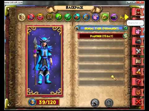 Wizard101- Waterworks Ice gear - YouTube