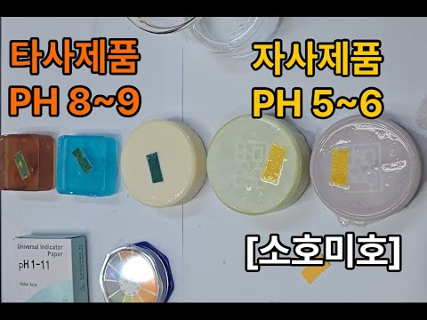 타사 vs 자사 pH 테스트… 결과는?