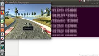 Simulate Human driving behavior in autonomous cars(a demo in simulator) video1(known track) screenshot 2