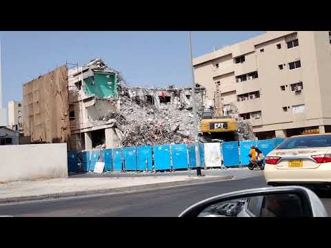 OLD BUILDING UNDER DEMOLITON
