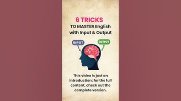 🚀 6 TRICKS TO MASTER English 📥 Input 📤 output | #languagebylanguage #learnenglish #shorts #story