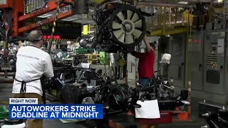 UAW strike deadline looms; union and automakers remain far from a deal