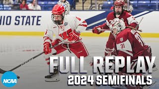 Wisconsin vs. Colgate: 2024 NCAA women's hockey semifinals | FULL REPLAY