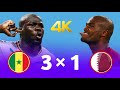 السنغال قطر أسود الترنجا تقسو على العنابي مباراة جميلة جدا كأس العالم جودة خرافية 4