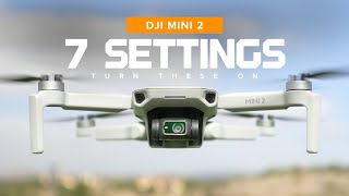 7 Settings New Pilots Should Turn On - DJI Mini 2