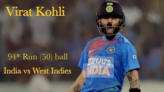 IND vs West Indies|| Virat Kohli 94*run 50 ball full match highlights|| 1st T20 World Cup...