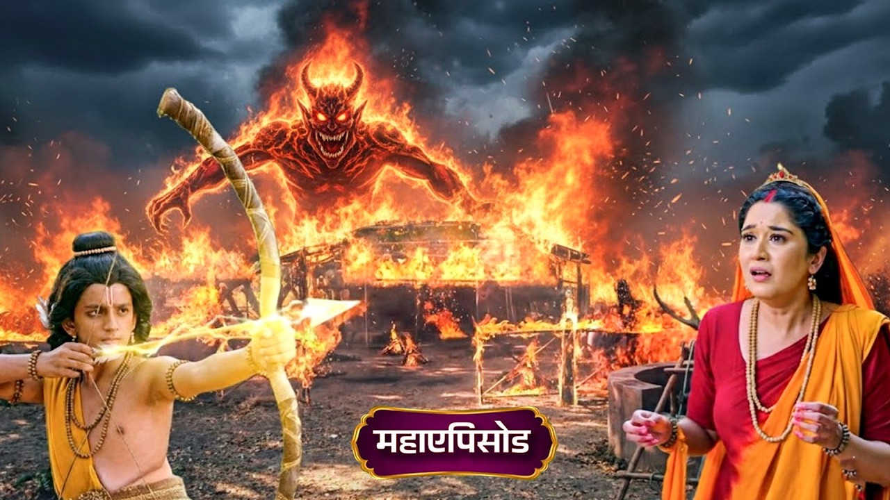 जब लव ने चलाया अग्नि अस्त्र… कांप उठा वाल्मीकि आश्रम! | Shrimad Ramayan #ram #ramayan