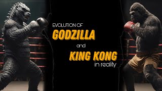 Evolution of Godzilla and King Kong in reality @evolution_mind #evolution #godzilla #kingkong