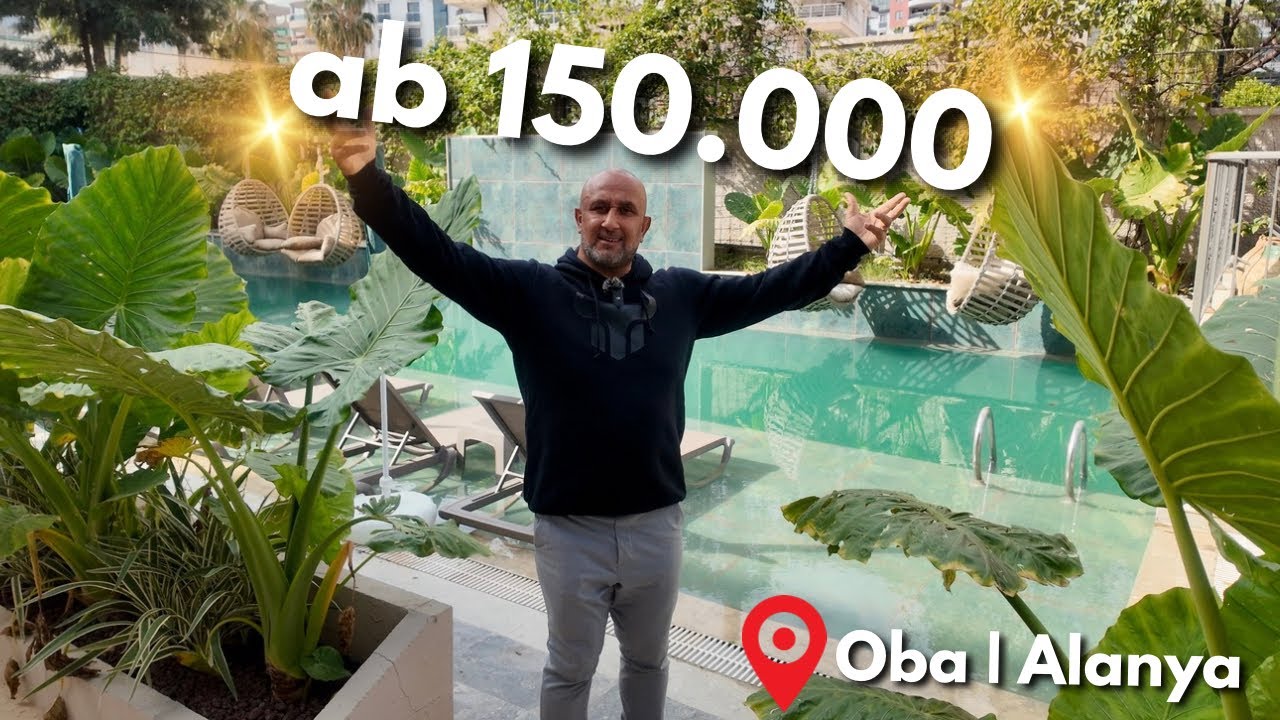 Ab 150.000€ in BESTER Lage Alanya Oba 😳 1+1 Wohnung mit Pool & Airbnb-Potenzial! #realestate 