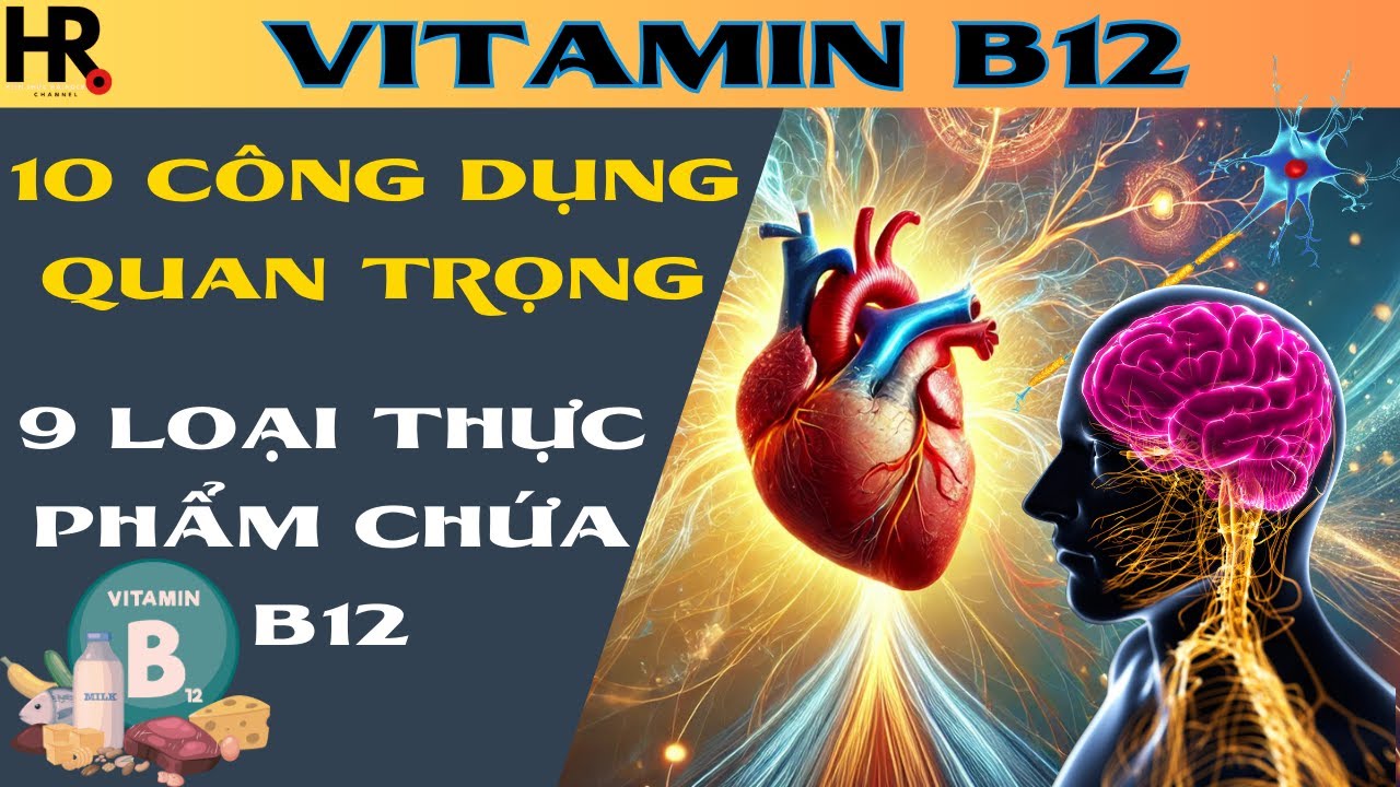 Vai trò của vitamin B12 đối với sức khỏe(10 công dụng và 9 loại thực phẩm) | Kiến Thức Hairock