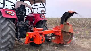 Shredder machine in Castor || એરંડામાં કટકા કરનાર મશીન || Rotoking Mobile Shredder 2023