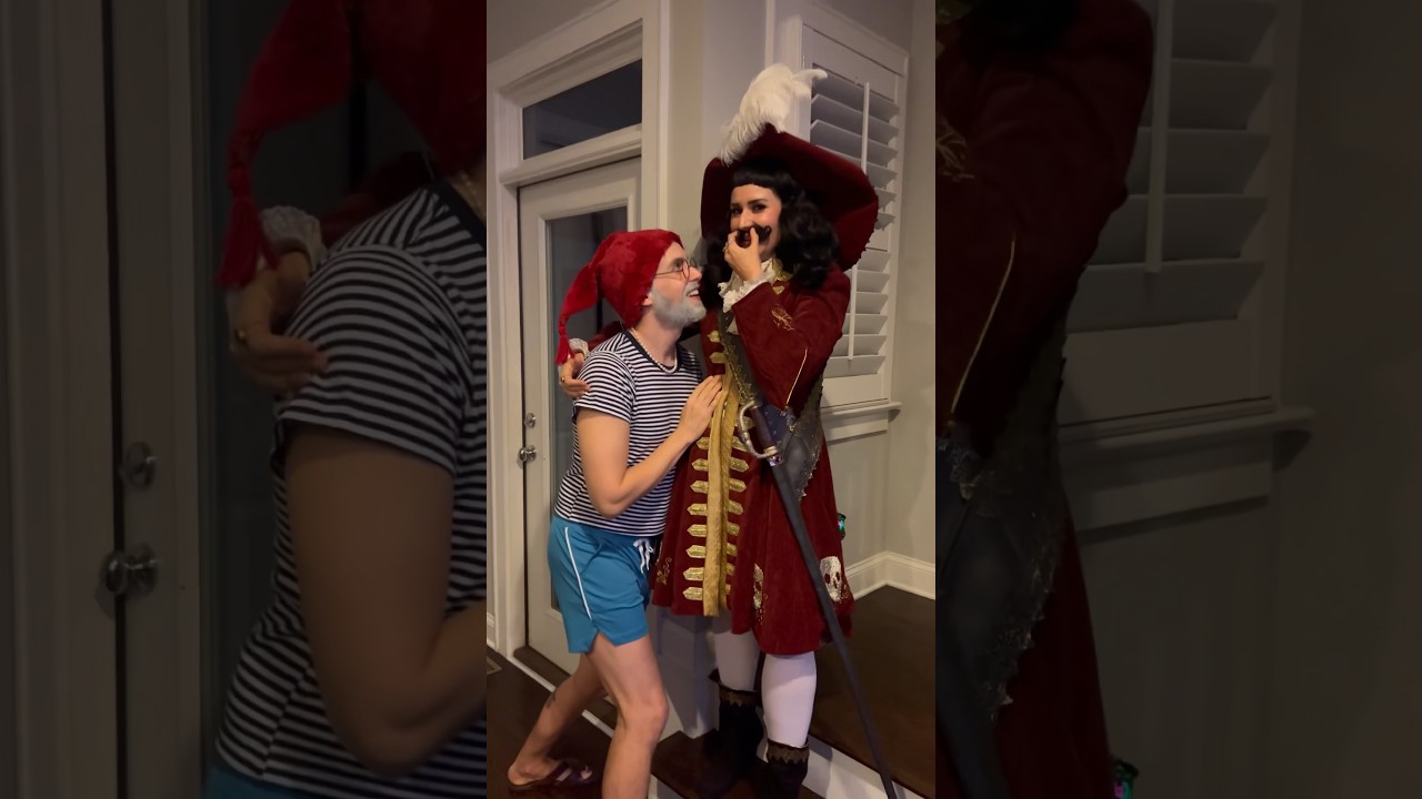 Which is your favorite Disney couple? 😆🫡 #sewing #disney #disneyvillian #peterpan #cosplay #couple