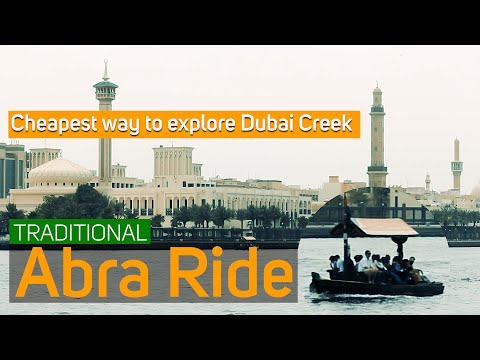 Dubai Creek Abra Boat Ride | Cheapest Way to explore Dubai Creek | Traditional Wooden Abra Boats