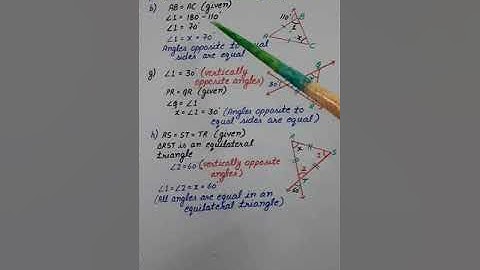 Class 7||Chapter 12 || The triangle and its Properties ||Exercise 12C Q1