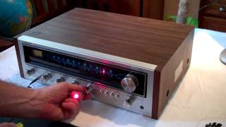 Pioneer SX-434 PART 2 update look inside --- + new vol. knob (EBay $8.00).mp4