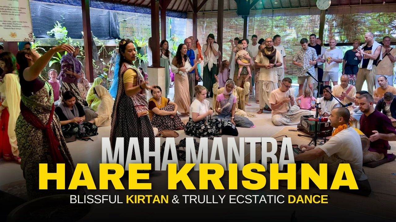Discover the Joy of HARE KRISHNA Maha Mantra Kirtan & ECSTATIC Dance in Bali ISKCON
