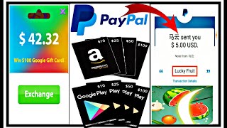 Lucky Fruit App🔥| Paypal Cash । Amazon Giftcard | Google Play Giftcard | Play Game Earn Money screenshot 4