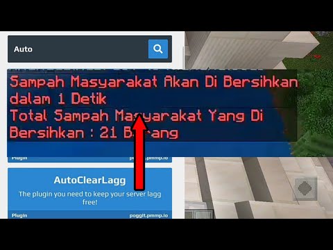 Cara setting plugin AutoClearLag #aternos_tutorial
