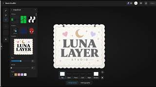 Use Mesh Graffiti in MakerLab to add your logo to the Desktop Display Stand plate.