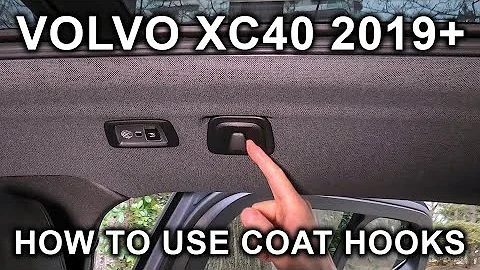 Volvo XC40 (2019-2025): How To Use Coat Hooks? XC40 Tips & Tricks!