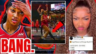FRESH OFF Race Hoax Angel Reese INJURED Missing Layup During HISTORICALLY BAD Performance! | WNBA