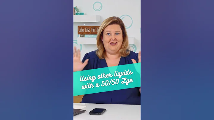 How to Use other liquids with 50/50 Lye Solution 🐐 | Soap Making Tips #shorts