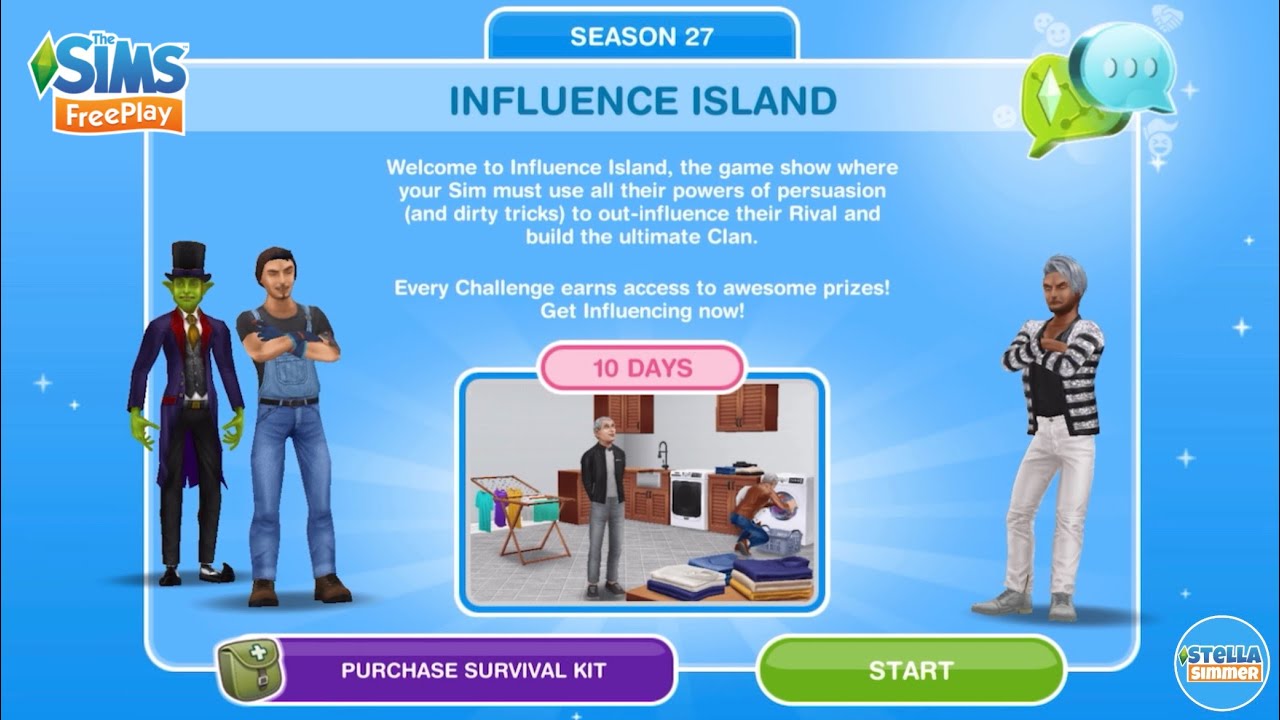 🏝 Influence Island Season 27 Travel Bedroom & Laundry 🧺 The Sims
