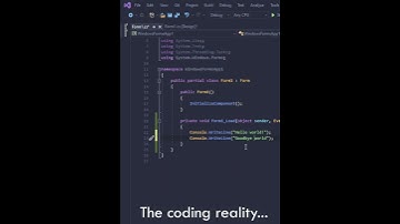 The coding reality... (#shorts )