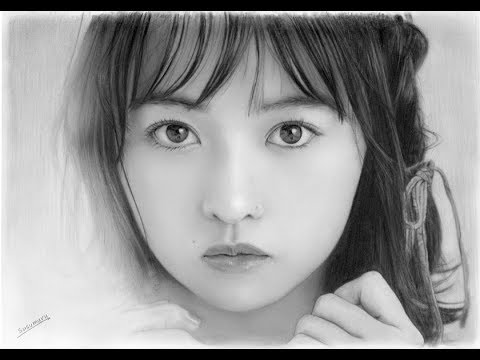 伊藤万理華 描いてみた 完成までの早送り 乃木坂46 Pencil Drawing Marika Ito Nogizaka46 How To Draw Fast Forwarding Youtube