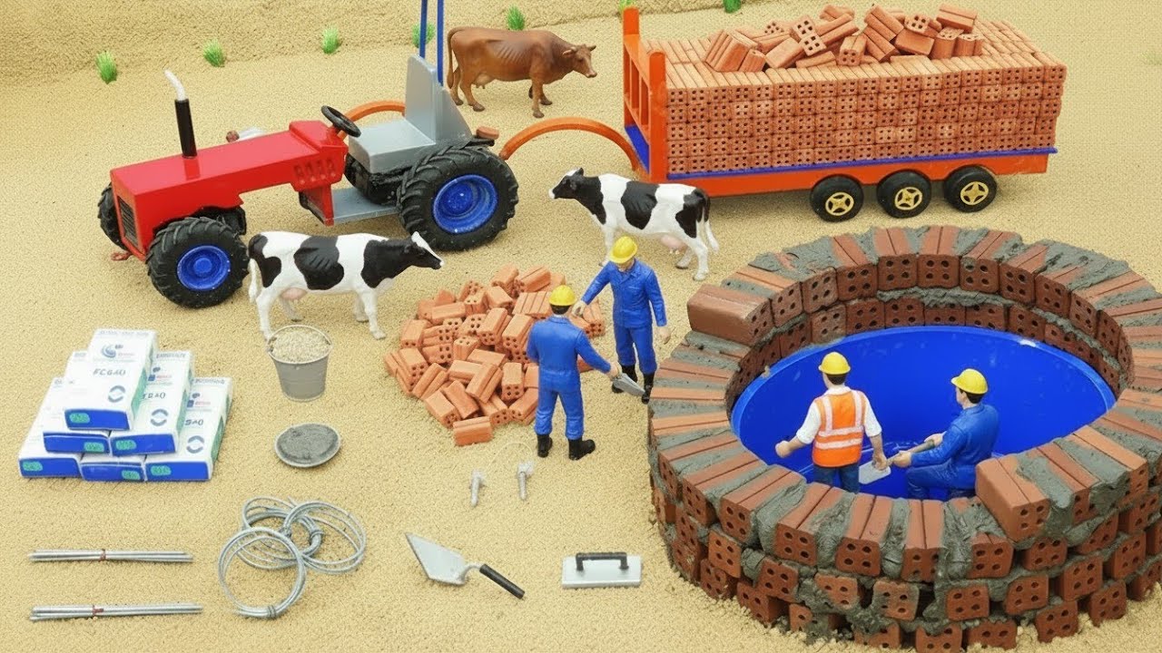 DIY tractor Project to build mini water wells during drought