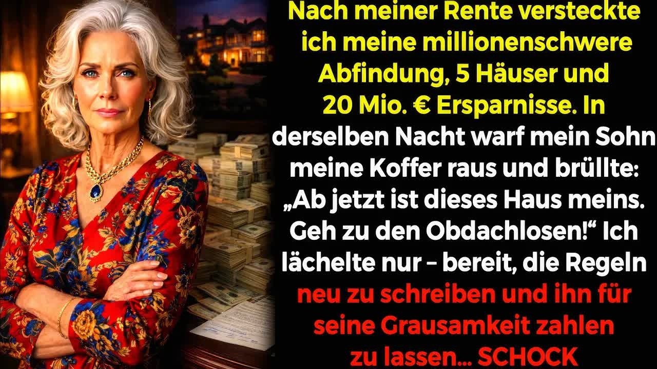 Nach meiner Rente versteckte ich Heimlich meine Abfindung, 5 Häuser und 20 Mio  € in...