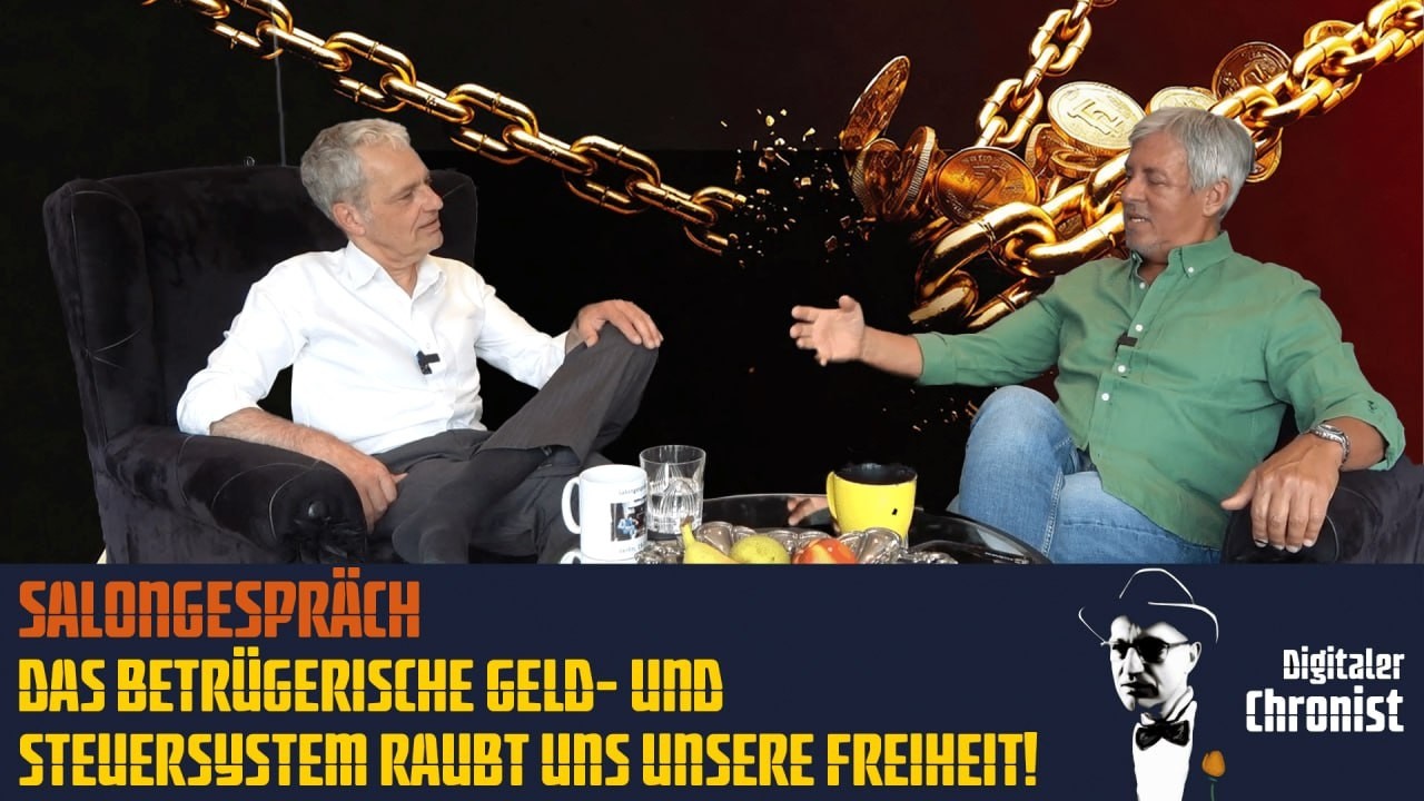 Liebe Zuschauer, willkommen zur Ausgabe 280 unseres Salongesprächs.

Buch "Illusion Spielzeug der Wahrheit" von Mike Michaels: https://www.amazon.de/dp/B08JVKGQ14 

Unsere Videos als Hörbeitrag (Podcast):
Alle Verweise auf unsere Hörbeitrag-Kanäle:
https://www.digitaler-chronist.com/hoerbeitraege/
🔴 AUCH AUF DIESEN PLATTFORMEN:
─────────────────────────────────────────
🌐 Alle Videos & Kanaele: https://www.digitaler-chronist.com/alle-unsere-kanaele-auf-einen-blick/
📺 Odysee: https://odysee.com/@Digitaler.Chronist:8
📺 Rumble: https://rumble.com/user/DigitalerChronist
📺 Bitchute: https://www.bitchute.com/channel/TIIWbiMf6vvT/
💬 Telegram: https://t.me/DigitalChronist
🐦 X (Twitter): https://x.com/DigitalerC
📂 DC-Mediathek: https://t.me/DC_Mediathek

─────────────────────────────────────────
💛 UNSERE ARBEIT UNTERSTUETZEN:
─────────────────────────────────────────
🌐 https://www.digitaler-chronist.com/unterstuetzen
☕ Ko-fi: https://ko-fi.com/digitalerchronist
💳 Stripe (Apple Pay / Kreditkarte): https://buy.stripe.com/cN229tfIdb749KU288
₿ Bitcoin: 3Mq26ouX6QZAQcyyb79hjPjFcrgENBVBec
─────────────────────────────────────────
🖊️ DIGITALER CHRONIST – Unabhängige Polit-Satire seit 2019
 | Art. 5 III Satz 1 GG