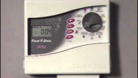 Rain Bird Ec Controllers: Manual On & Off Operation
