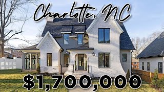 Tour a $1,700,000 Luxury Home in Charlotte NC: Discover a New Construction Masterpiece.
