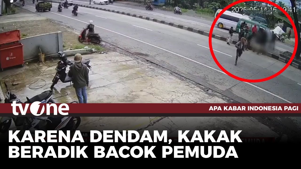 Detik-detik Kakak Beradik Bacok Pemuda Gegara Dendam | AKIP tvOne