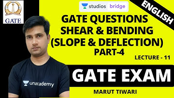 L11: GATE Questions on Shear and Bending (Slope & Deflection) Part 4 | Mechanics of Solids for GATE