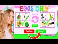 TRADING *EGGS* ONLY In Adopt Me! (Roblox)