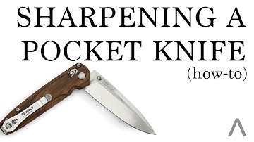 Modern-Alpha : How To Sharpen A Pocket Knife