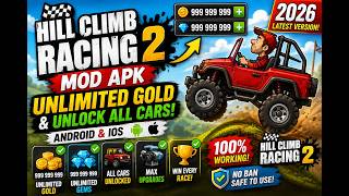 Hill Climb Racing 2 Mod Apk Unlimited Gold & Unlock All Cars (Android & IOS) 2026 screenshot 3