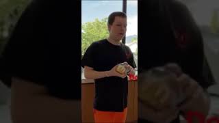 @steak  donut explodes #shorts