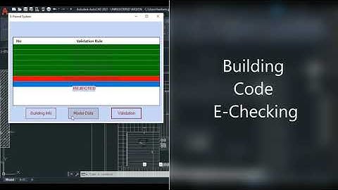Automated Code Compliance Checking - CAD Version