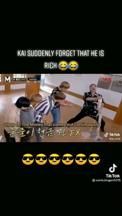 Kai suddenly forgetting his rich😂💓 #mtopia #SuperM #kai