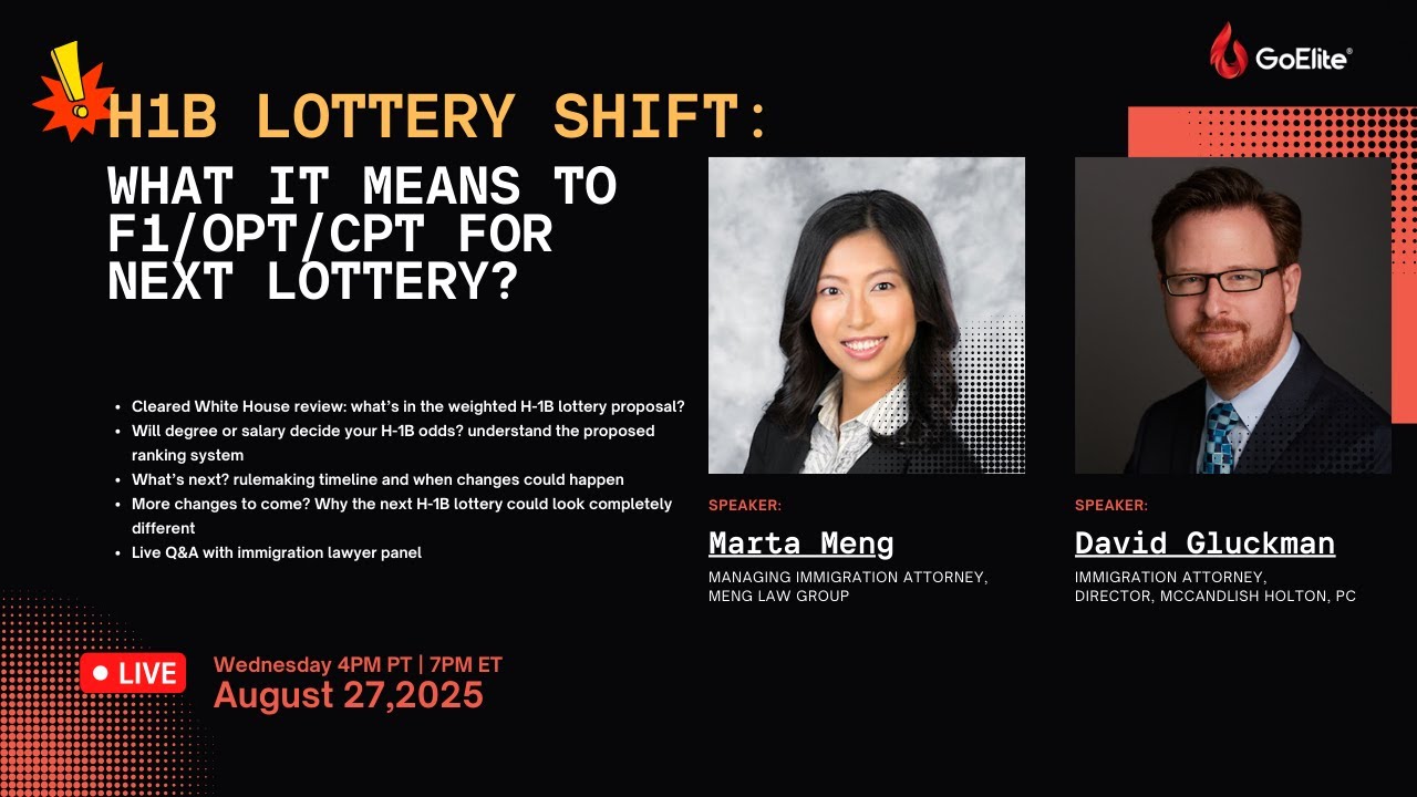 Huge Potential H1B Lottery Shift: What It Means to F1/OPT/CPT Next?
