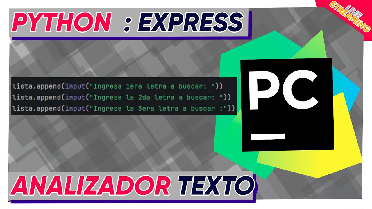 ANALIZADOR DE TEXTO EN PYTHON - YouTube