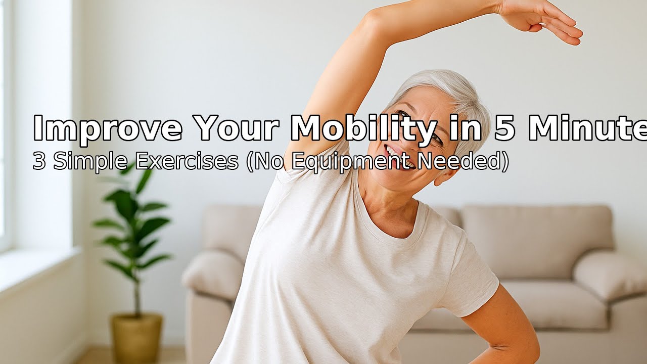 Improve Your Mobility in 5 Minutes: 3 Simple Exercises (No Equipment ...