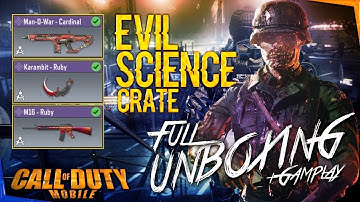 NEW KARAMBIT! Evil Science Crates in Call of Duty Mobile | CoD Mobile