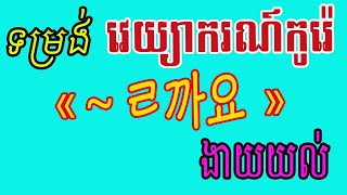 វេយ្យាករណ៍កូរ៉េ​ ទម្រង់~ㄹ까요