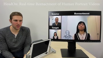 HeadOn: Real-time Reenactment of Human Portrait Videos (Siggraph 2018)