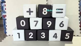 Black & White Soft Number Blocks for Kids | PU Foam Math Play Set by Globalltoy screenshot 4